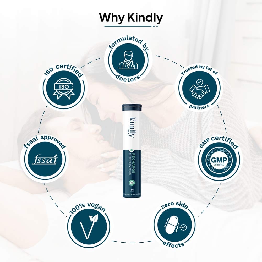 3 - Kindly His Recharge,  30 capsules 