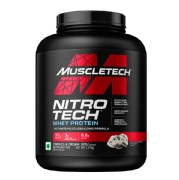 MuscleTech NitroTech Whey Protein- 4 lb Cookies & Cream - India