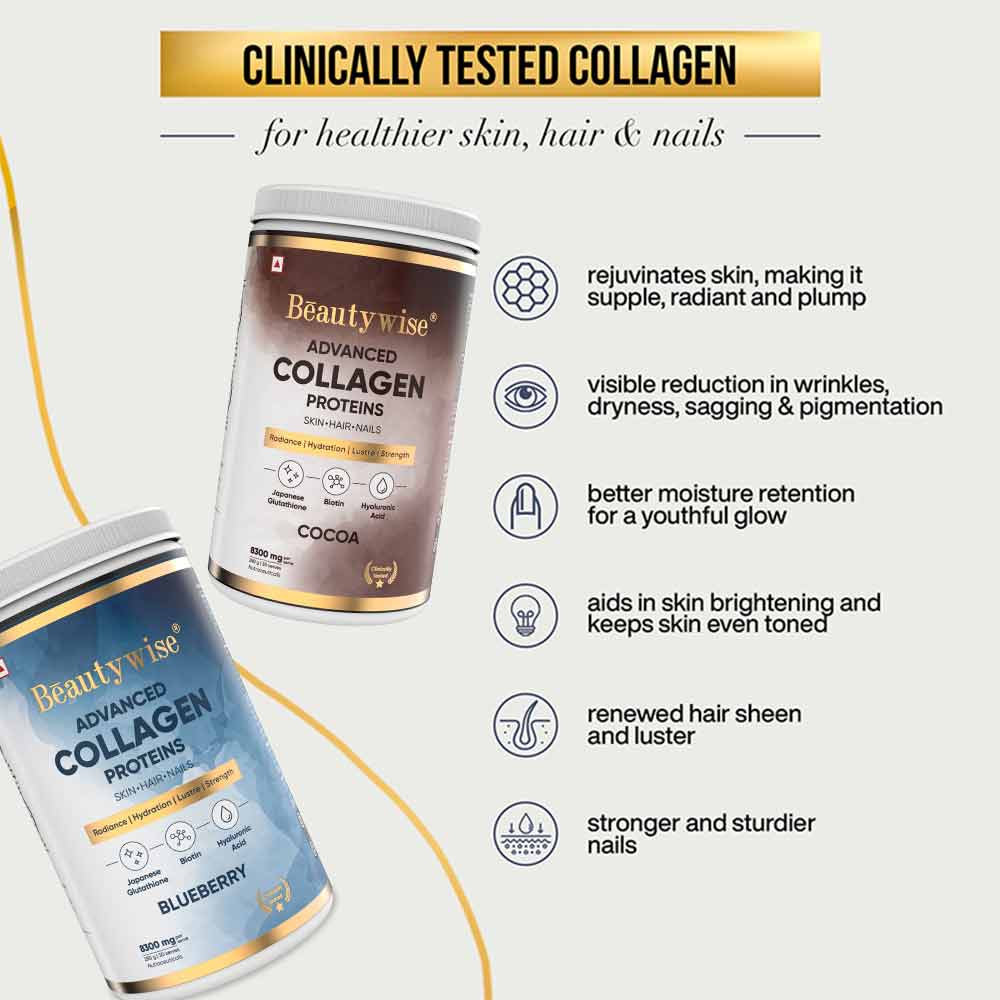 5 - Beautywise Advanced Collagen Proteins,  0.250 kg  Cocoa 