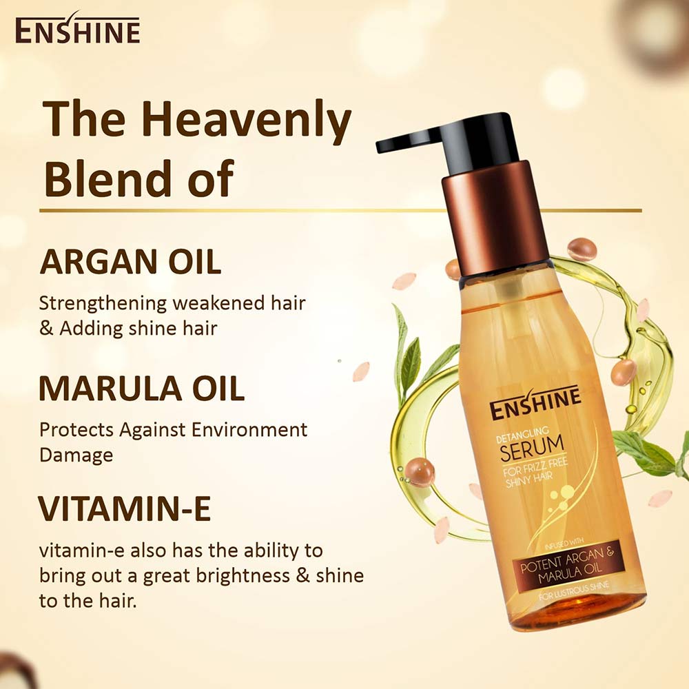 2 - Enshine Detangling Hair Serum,  110 ml  for Frizz Free Shiny Hair 