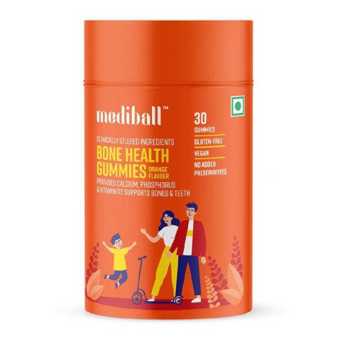 mediball Bone Health,  30 gummies  Orange 