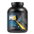 MuscleBlaze 100% Whey Protein Supplement Powder with Digestive Enzyme,  4.4 lb  57 Servings (Cafe Mocha)  100% Whey Protein 