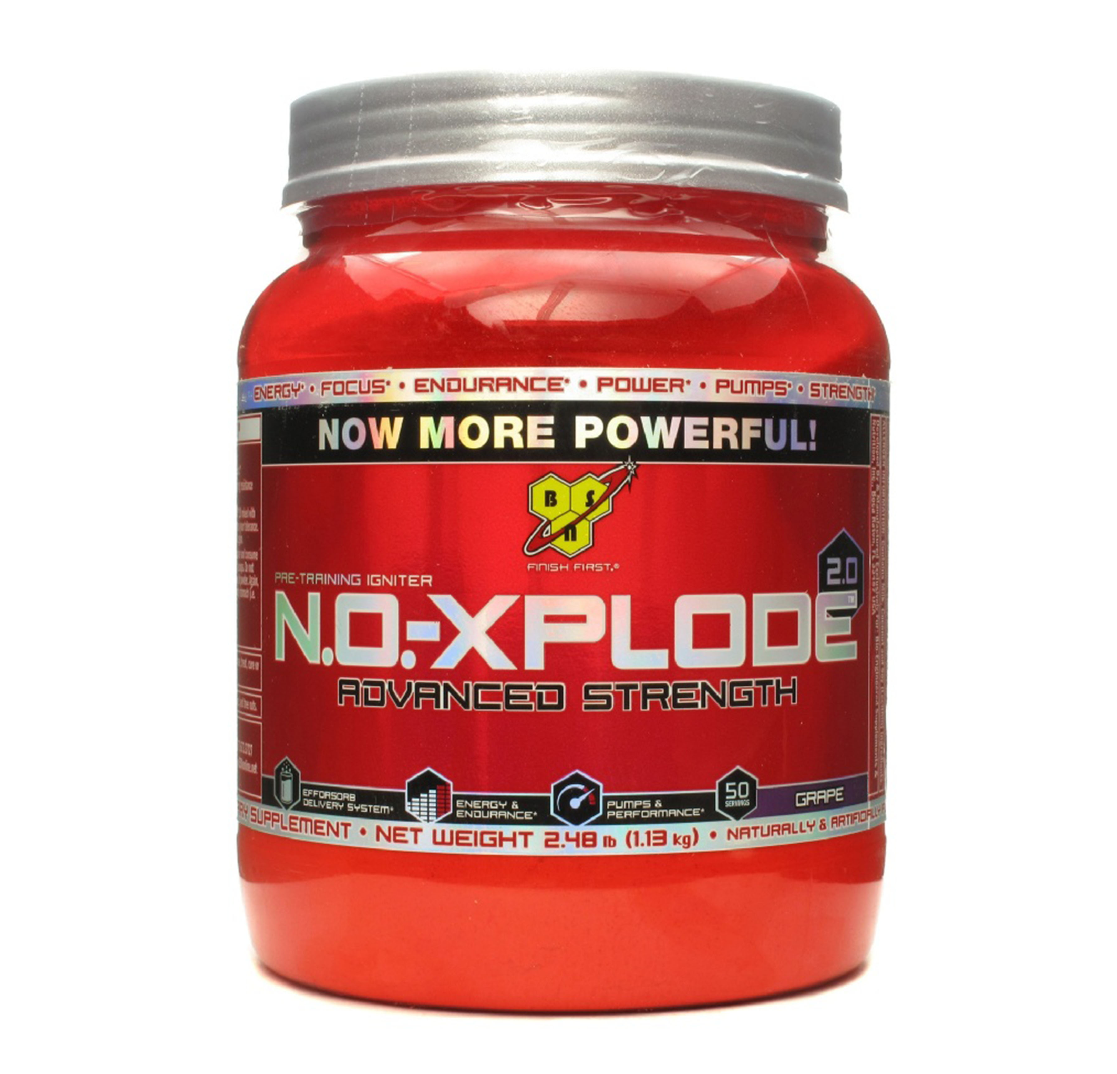 BSN N.O.-Xplode 2 Advanced Strength,  2.48 lb  Grape 