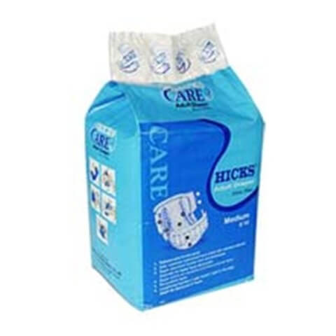 Hicks Care Adult Diapers,  Medium  10 