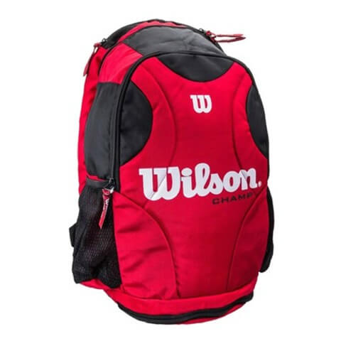 Wilson Champ Backpack,  Red & Black  Waterproof 