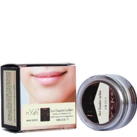 Nyah Natural Lip Balm,  Dark Chocolate 