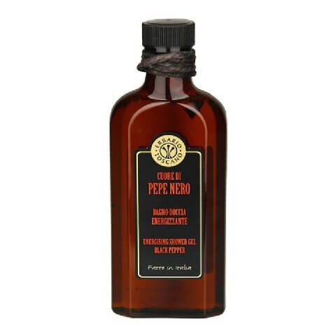 Erbario Toscano Italy Italian Black Pepper Energizing and Sensuous Shower Gel,  250 ml  Bath & Body 