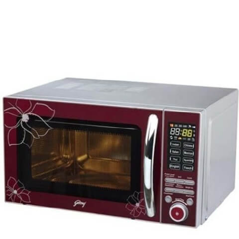 Godrej GME 20CM2 FJZ  Microwave Oven,  White/red 