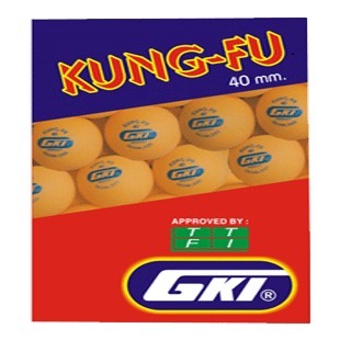 GKI Kung Fu TT Ball,  Yellow  Pack Of 12 
