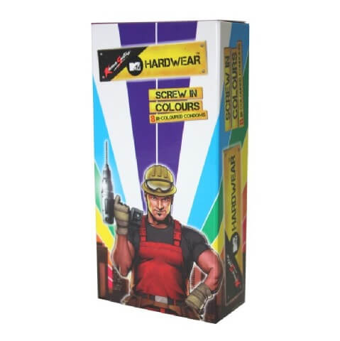 Kamasutra Hardwear Colored Condoms,  Strawberry  3 Piece(s)/Pack 