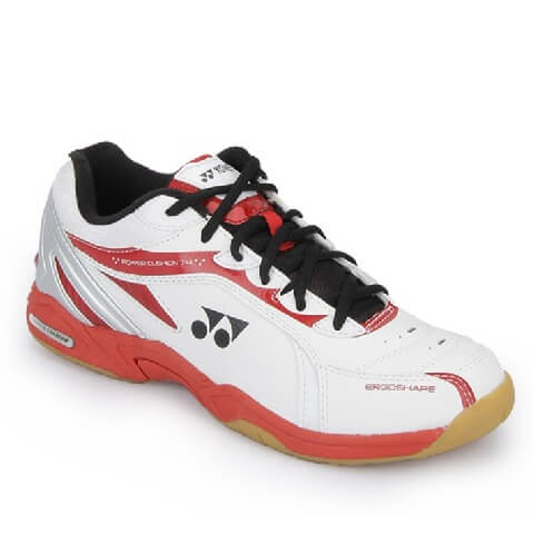 Yonex SHB 74 EX Shoes,  White/Red  11 