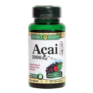 Nature's Bounty Acai 1000Mg, 60 softgels Unflavoured