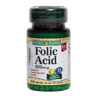 Nature's Bounty Folic Acid, Unflavoured 250 tablet(s)