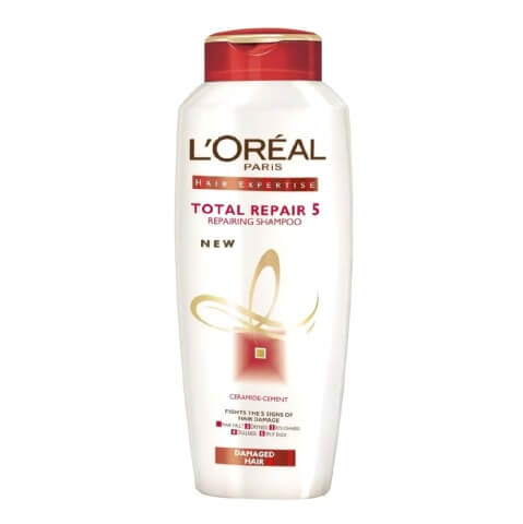 L'Oreal Paris Shampoo, 640 ml Total Repair 5 Shampoo