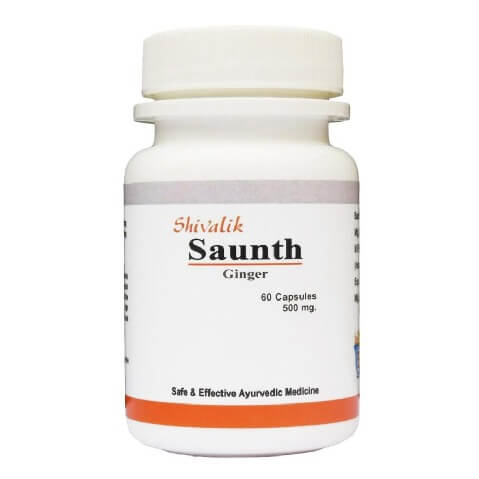 Shivalik Herbals Saunth- Zingiber Officinale, 60 capsules