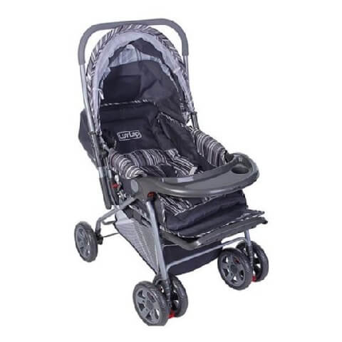 Luv Lap Comfy Pram,  Navy Blue  28.34 x 19.68 x 10.23 in 