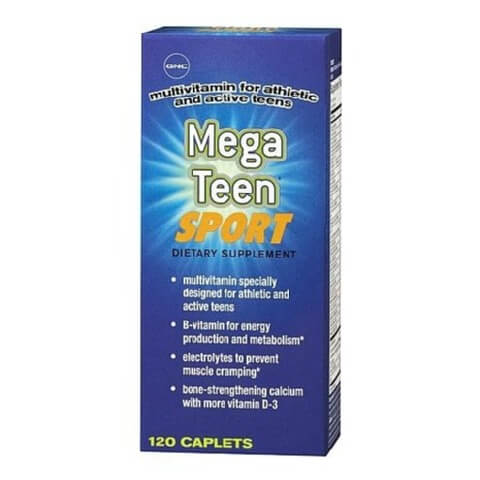 GNC Mega Teen Sport, 120 caplets