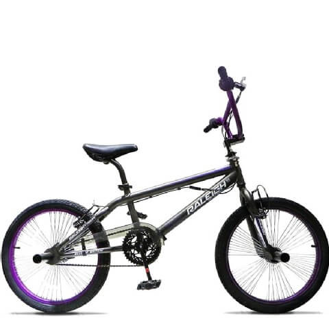 Raleigh Free Life BMX Bicycle,  Black/Green 