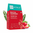 1 - HK Vitals Biotin (10000 mcg) by  HealthKart,  60 gummies  Strawberry