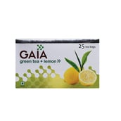 GAIA Green Tea & Lemon,  25 Piece(s)/Pack  Lemon 
