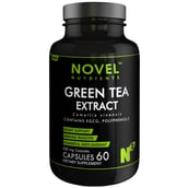 Novel Nutrients Green Tea Extract (500mg),  60 capsules  Unflavoured 