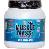 NRI Formulation Muscle Mass Gainer,  1.1 lb  Chocolate 
