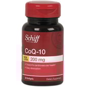 Schiff CoQ10 (200mg),  30 softgels 