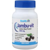 Healthvit Jambo Beej Powder (250 mg),  60 capsules 