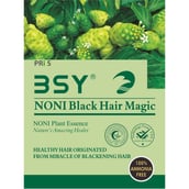 BSY Noni Black Hair Magic Shampoo, 20 ml Pack of 5