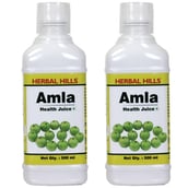 Herbal Hills Amla Health Juice (Combo),  Natural  0.5 L 