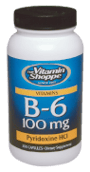 Vitamin Shoppe Vitamin B-6  100mg