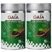 GAIA Green Tea Leaf (Pack of 2),  100 g  Unflavoured 