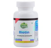 Vista Nutrition Biotin (10000 Mcg),  Unflavoured  60 capsules 