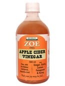 Zoe Apple Cider Vinegar Unfiltered,  0.5 L  Ginger, Garlic & Honey 