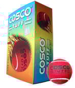 Cosco Tuff Heavy Weight Cricket Tennis Ball (Pack of 6)
