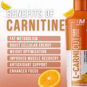 5 - Big Muscles L-Carnicut Liquid 1500,  450 ml  Blood Orange 