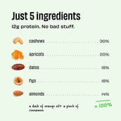 2 - The Whole Truth Vegan Energy Bars,  6 bar(s)  Fig Apricot and Orange 