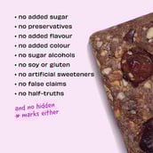 3 - The Whole Truth Vegan Energy Bars,  6 bar(s)  Fruity Patootie 
