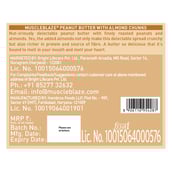 9 - MuscleBlaze Peanut Butter with Almond Chunks, 0.340 kg Unflavoured