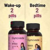 8 - Gynoveda PCOS - Vamaa & Myraa Ayurvedic Pills - Pack of 2,  120 tablet(s) 