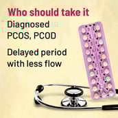 3 - Gynoveda PCOS - Vamaa & Myraa Ayurvedic Pills - Pack of 6,  120 tablet(s) 