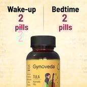 3 - Gynoveda TULA Ayurvedic Pills - Pack of 6,  120 tablet(s) 