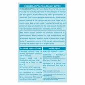 7 - MuscleBlaze Natural Peanut Butter Unsweetened,  1 kg  Extra Crunchy 