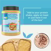 4 - MuscleBlaze Natural Peanut Butter Unsweetened,  1 kg  Crunchy 