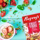 4 - Bagrrys Fruit n Fibre with Almonds & Raisins Muesli,  500 g  Strawberry 
