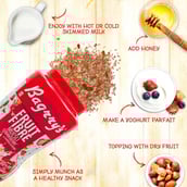 5 - Bagrrys Fruit n Fibre with Almonds & Raisins Muesli,  1 kg  Strawberry 