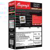 7 - Bagrrys Protein Muesli with Whey Protein, Almonds & Oats,  500 g  Chocolate 