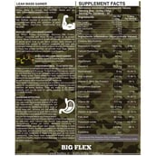 supplement - Big Flex LMG(Light Machine Gun) Lean Mass Gainer,  6.6 lb  Strawberry & Banana + Big Flex Shaker Free 