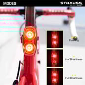 4 - Strauss Bicycle Solar Tail Light, Black