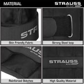 4 - Strauss Ankle Weight (Pair),  Black  1 kg 